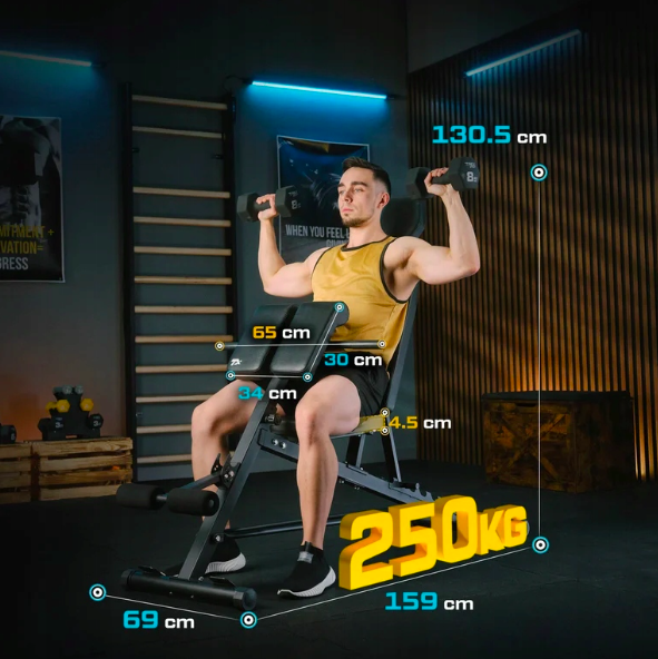 Лавка тренувальна Trex Sport TX-200B із партою Скотта — мініатюра 6