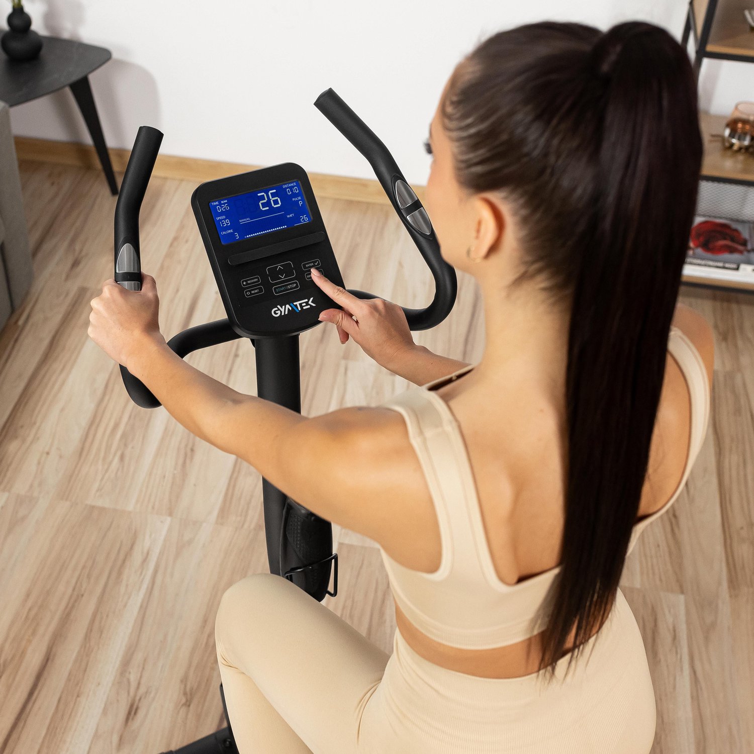Велотренажер Gymtek XB2000 електромагнітний синій — фото 4