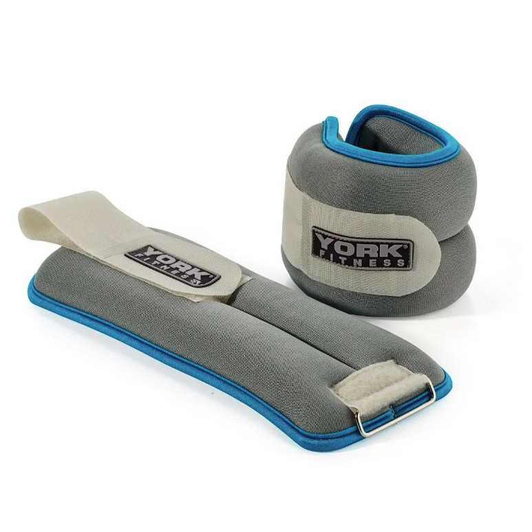 Обважнювачі York Fitness Soft для рук і ніг 2х2кг сірий — фото 1