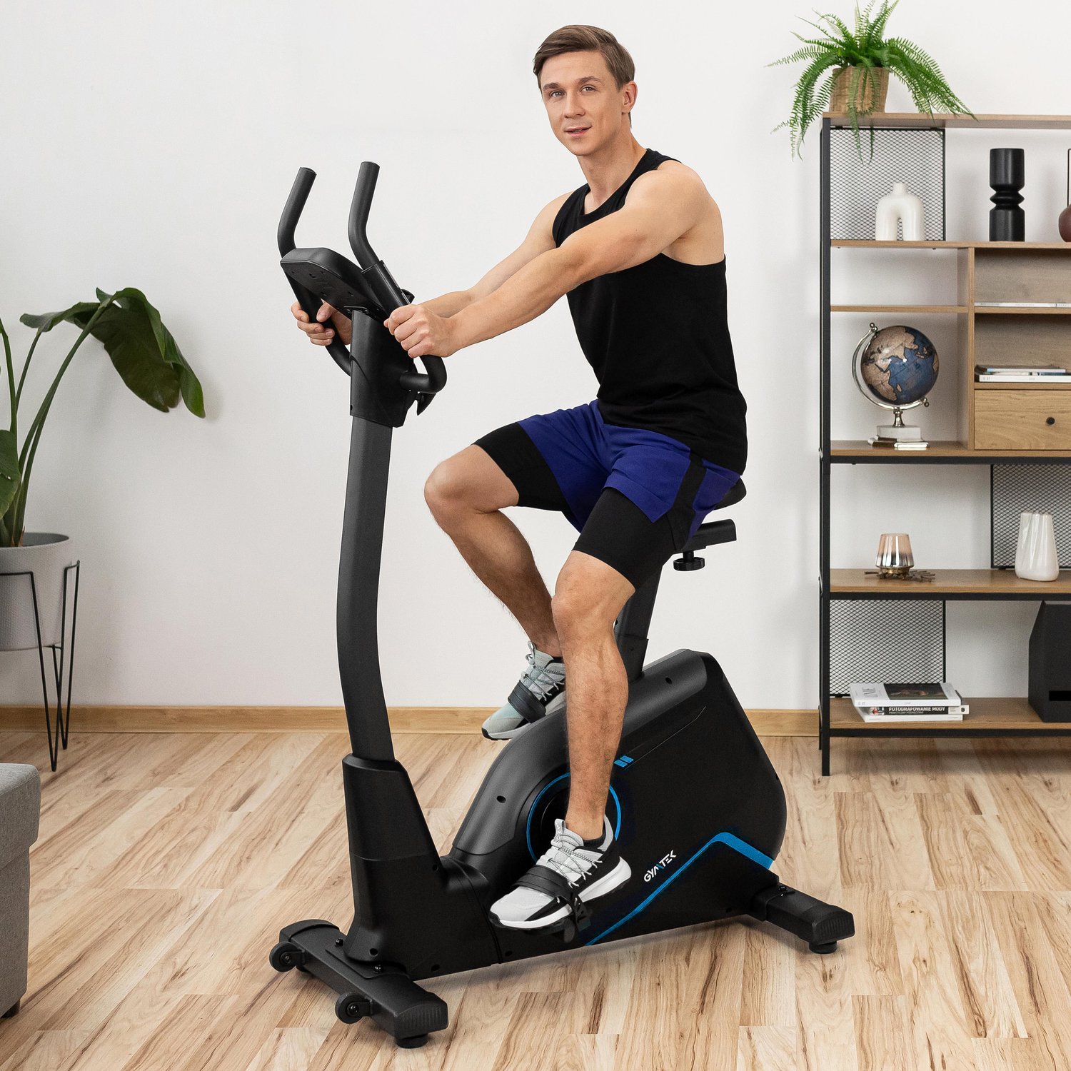 Велотренажер Gymtek XB4500 електромагнітний синій — фото 2