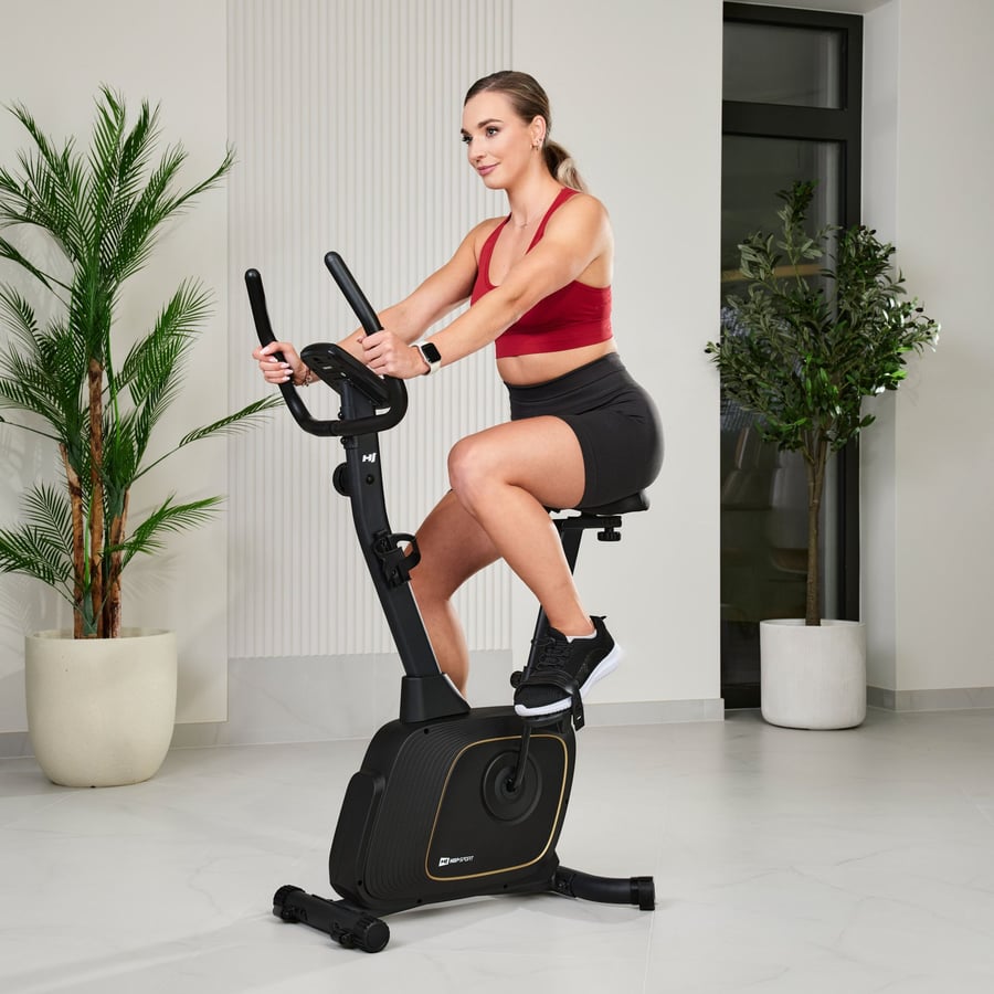Велотренажер Hop-Sport HS-3000H Nexon магнітний чорний — фото 2