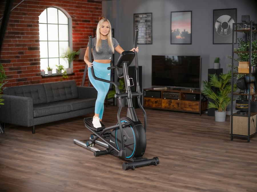 Орбітрек Hop-Sport HS-160CF Stage електромагнітний синій — фото 3