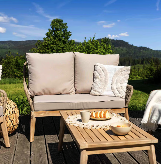 Комплект садових меблів Di Volio Akaia бежевий — мініатюра 9