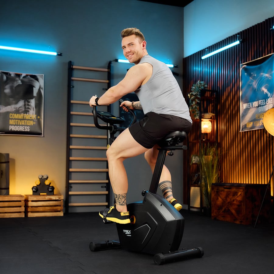 Велотренажер Trex Sport TX-550MB HYPER магнітний чорний — мініатюра 6