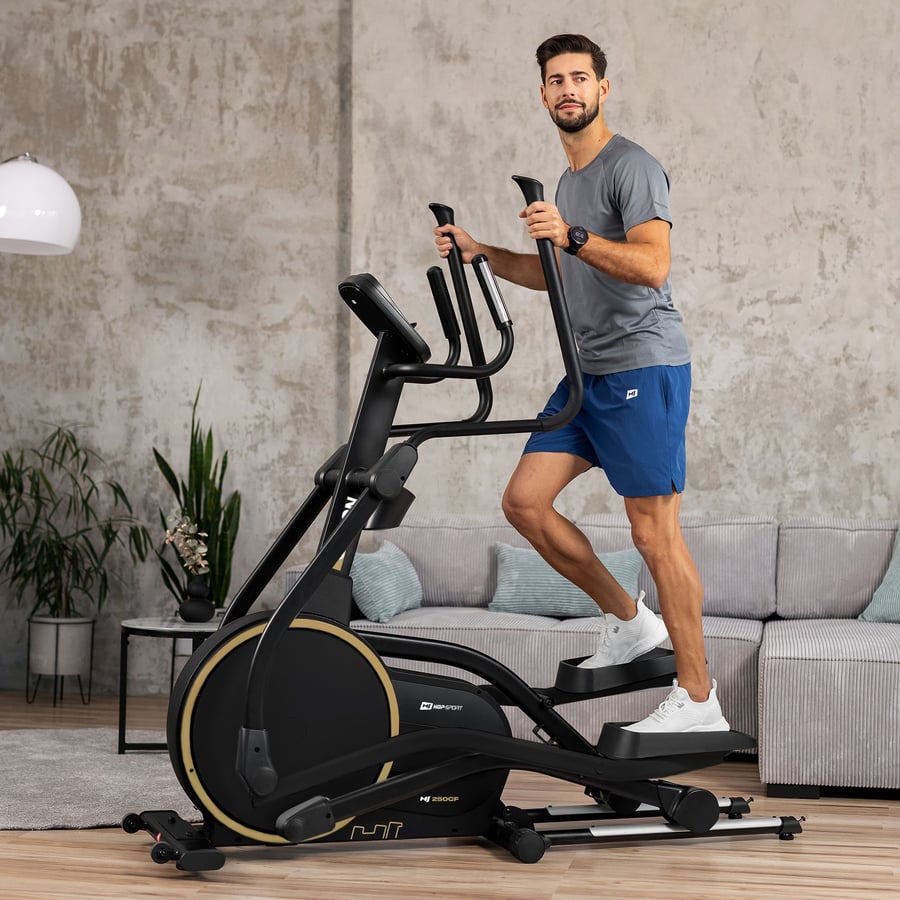 Орбітрек Hop-Sport HS-250CF Jucon чорно-золотистий — фото 2