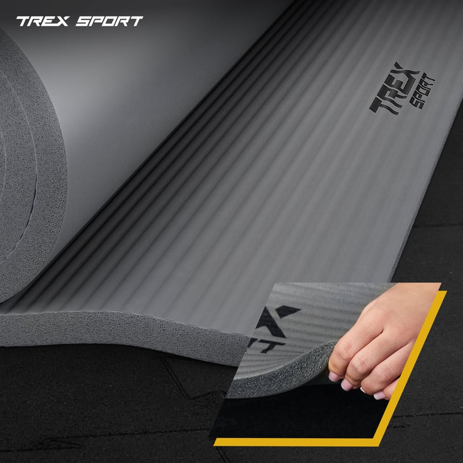 Коврик для йоги Trex Sport TX-029NGM NBR 2см 190х80 сірий — мініатюра 6
