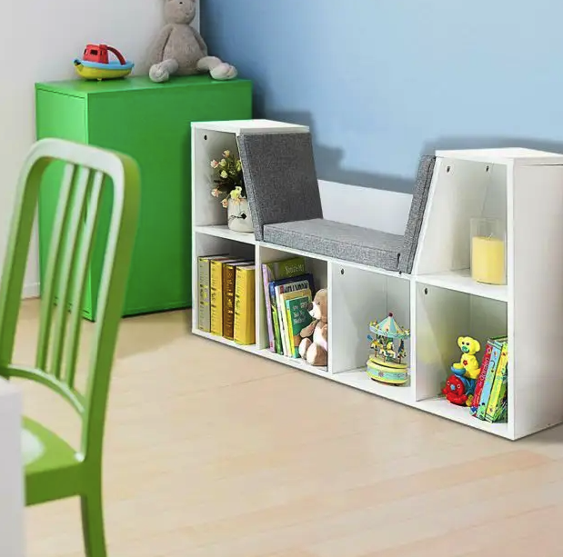Шафа-органайзер Costway Kinder із подушкою для сидіння — мініатюра 6