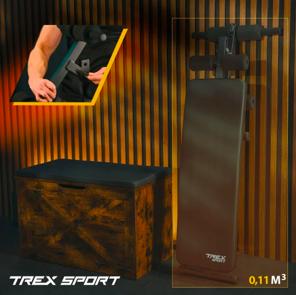 Лавка тренувальна Trex Sport TX-050B для преса — мініатюра 7