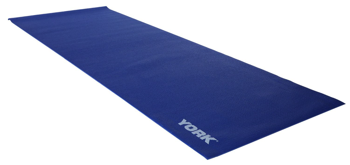 Килимок (мат) для фітнесу та йоги York Fitness 0,3см синій — фото 1