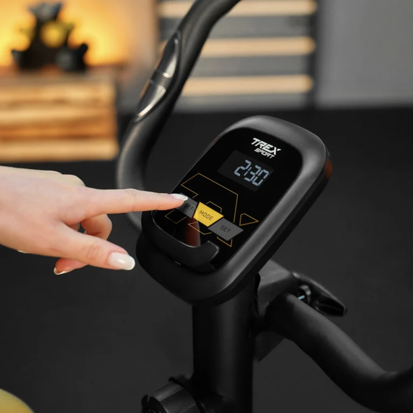 Велотренажер Trex Sport TX-450MB FLEXO магнітний чорний — фото 5