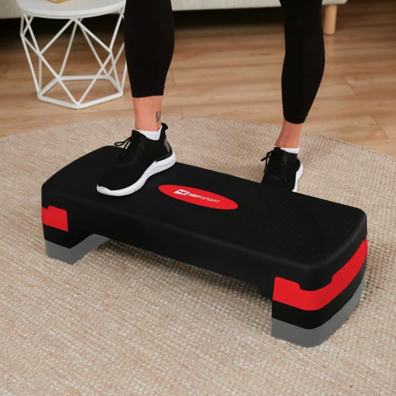 Степ платформа Hop-Sport HS-PP033AS чорно-червона — мініатюра 6