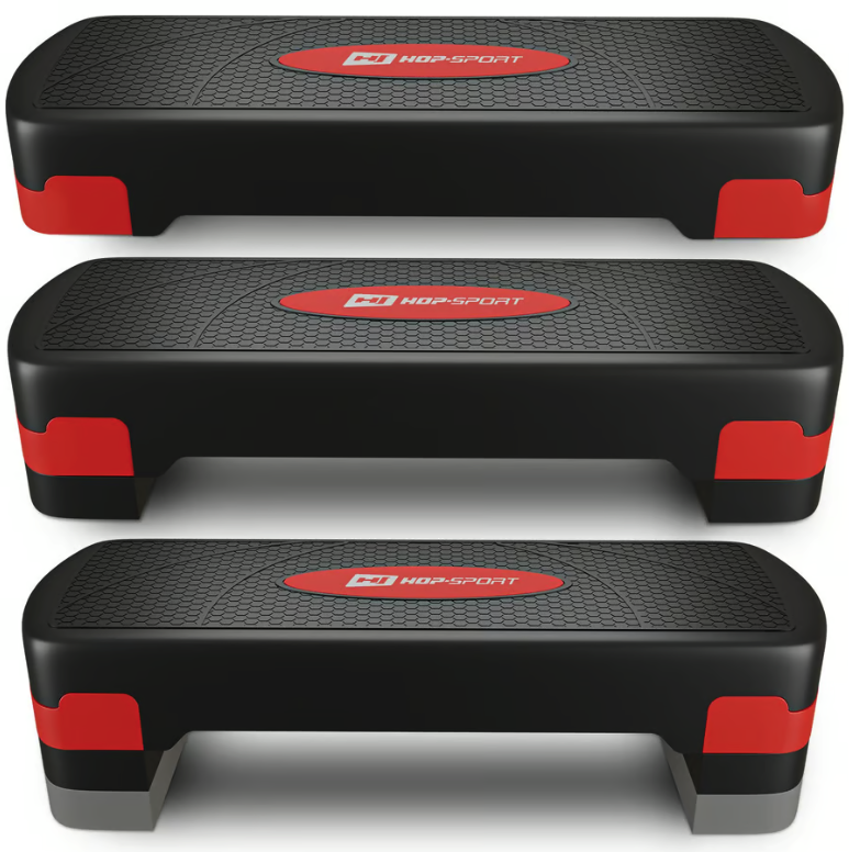 Степ платформа Hop-Sport HS-PP033AS чорно-червона — мініатюра 7