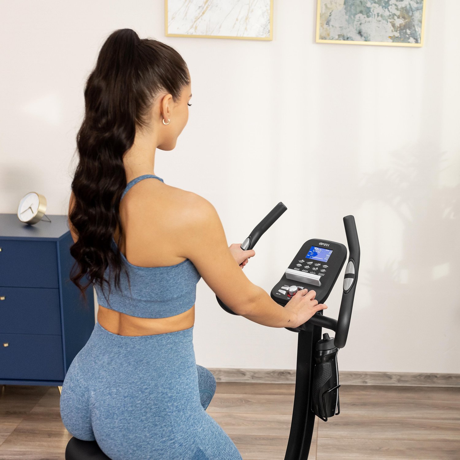 Велотренажер Gymtek XB4000 iConsole+ електромагнітний золотий — фото 4