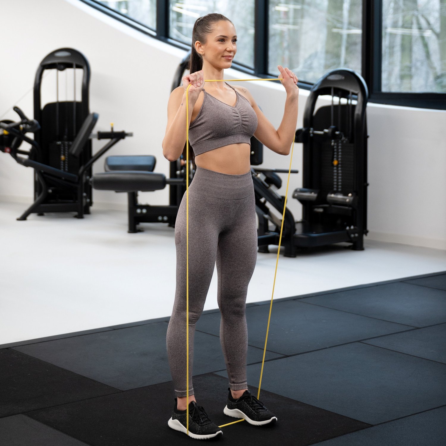 Резинка для фітнесу Gymtek 1-7кг жовта — фото 2