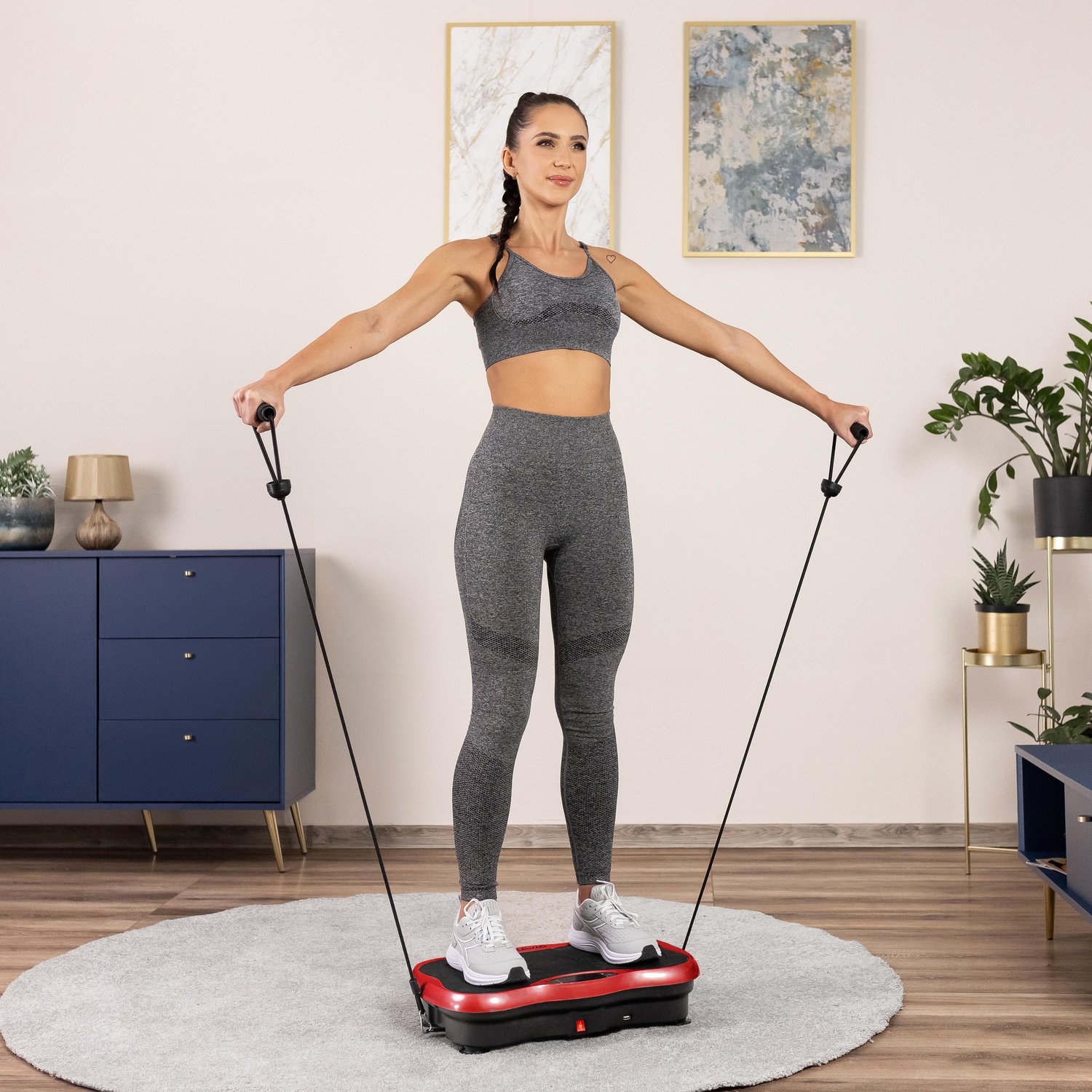 Вібраційна платформа Gymtek XP500 червоний — фото 4