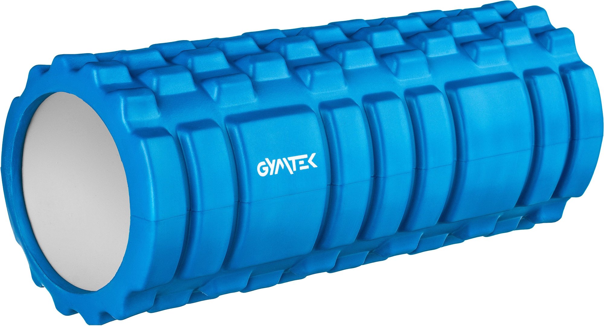 Масажний ролик Gymtek для йоги та фітнесу EVA 33*14см синій — фото 1