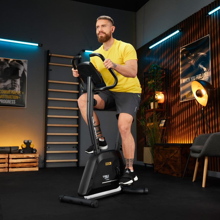 Велотренажер Trex Sport TX-500MB IRON магнітний чорний — фото 3