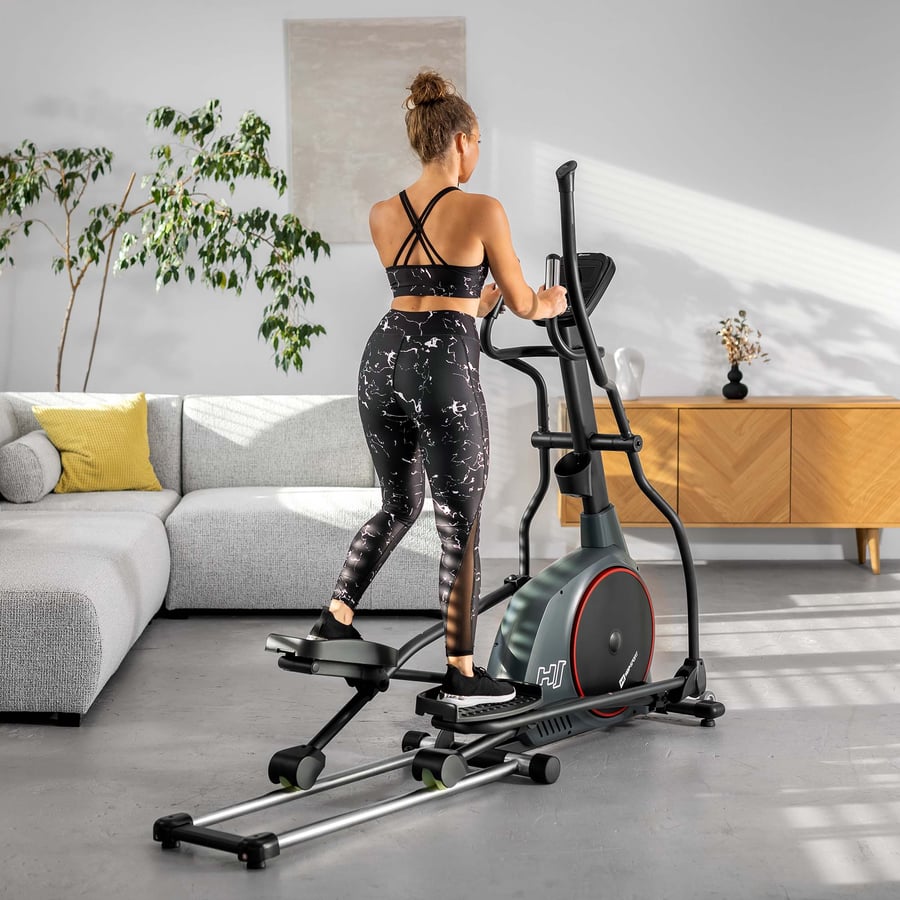 Орбітрек електромагнітний Hop-Sport HS-095CF Prizm сірий — фото 2