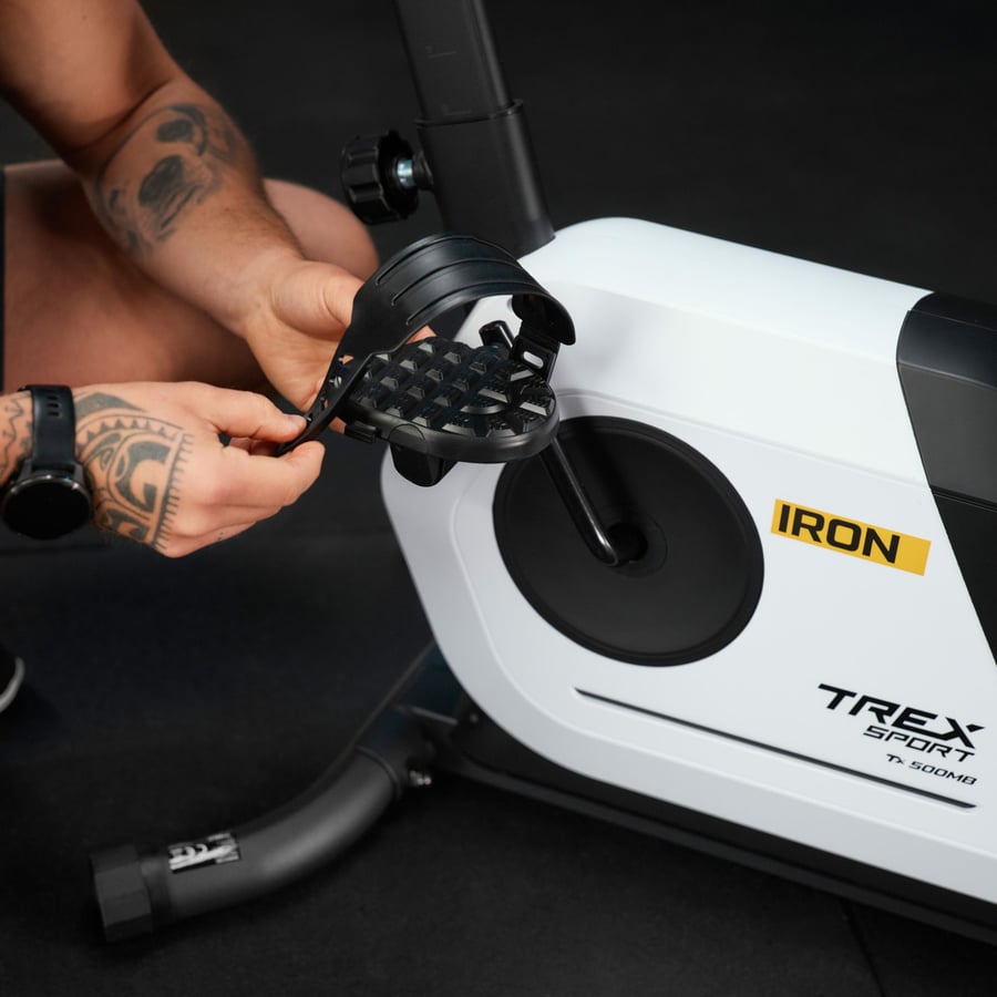 Велотренажер Trex Sport TX-500MB IRON магнітний білий — фото 5