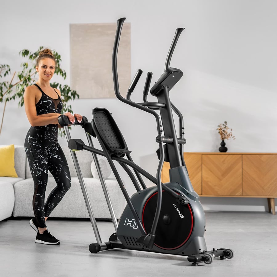 Орбітрек електромагнітний Hop-Sport HS-095CF Prizm сірий — мініатюра 7