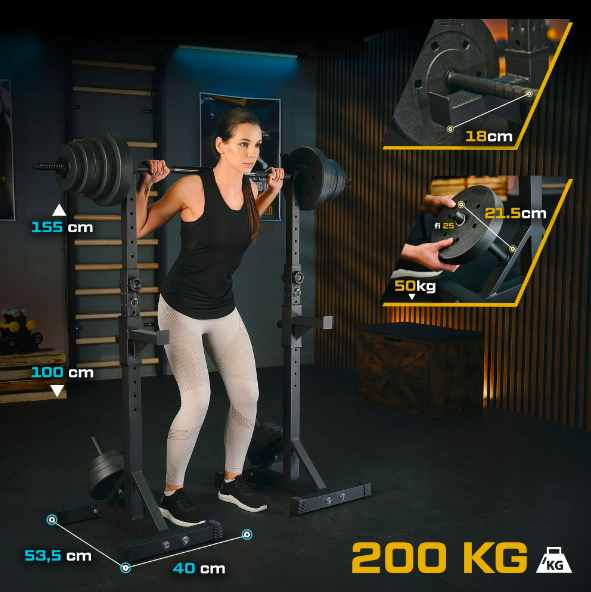Стійки під штангу Trex Sport TX-090S регульовані — мініатюра 6