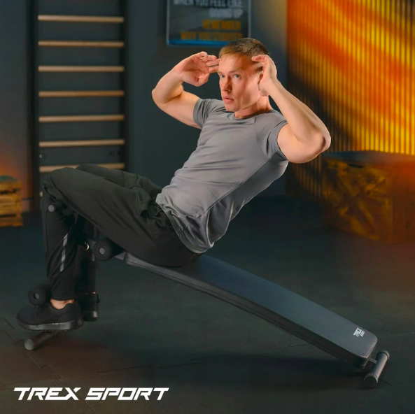 Лавка тренувальна Trex Sport TX-050B для преса — мініатюра 9
