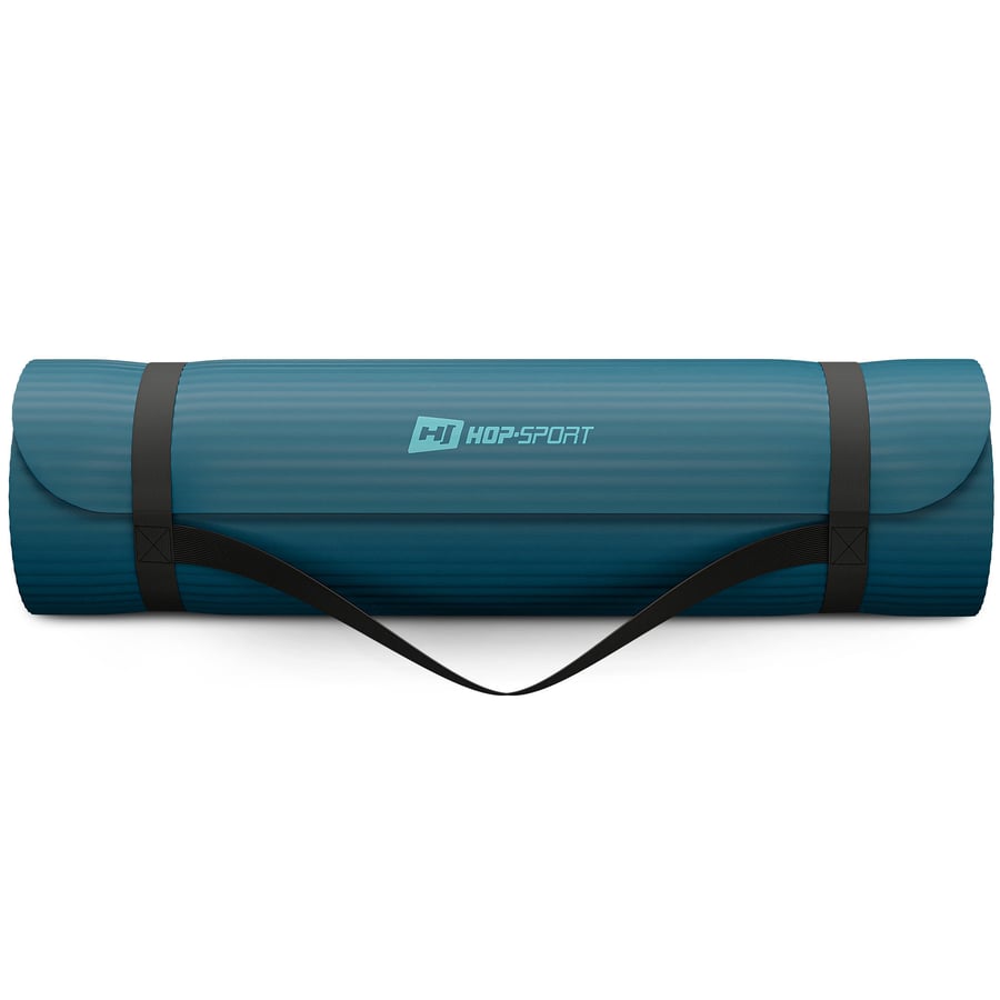 Коврик для йоги Hop-Sport HS-NB016GM NBR 1,5см темний морський — мініатюра 8