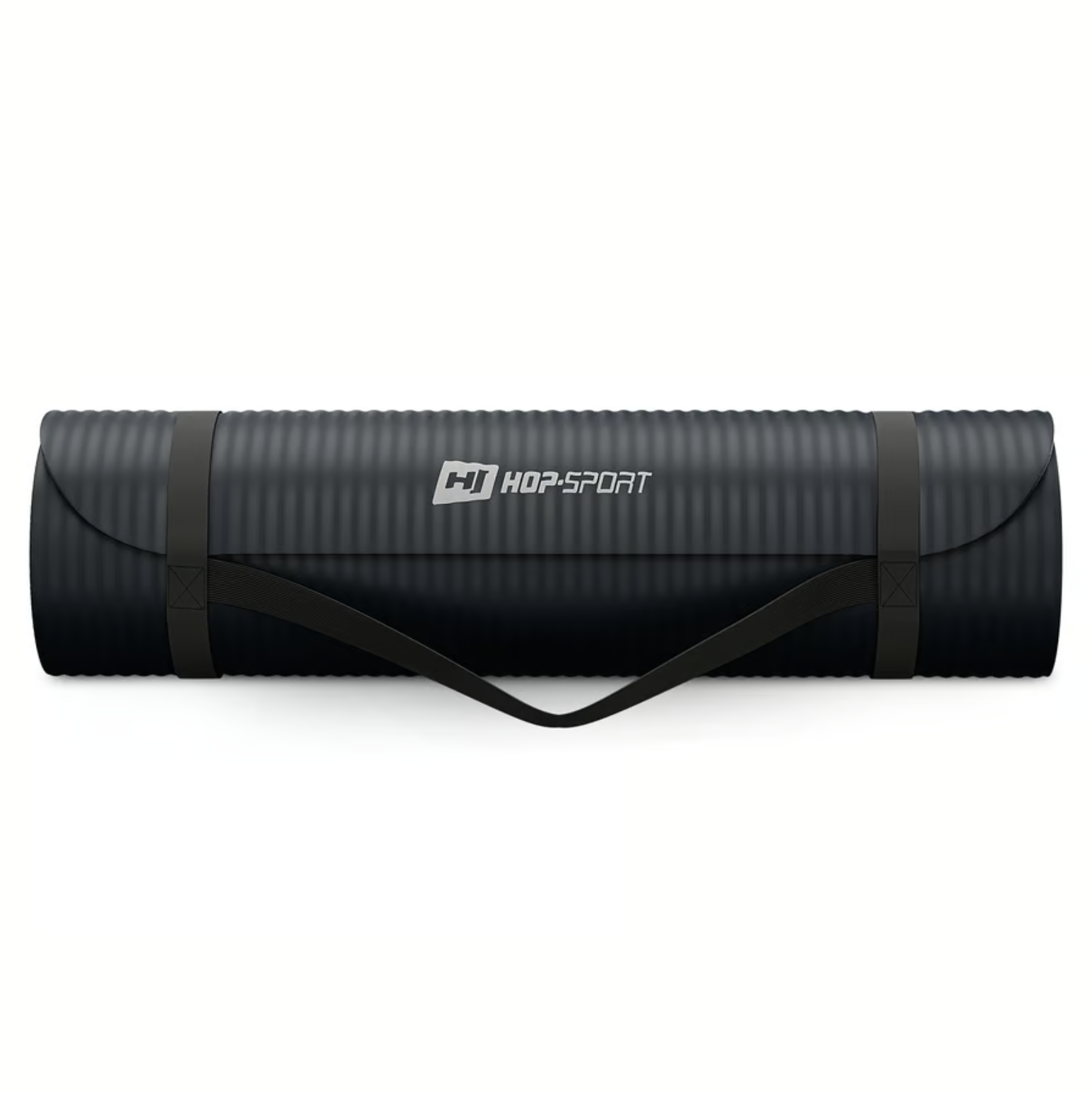 Коврик для йоги Hop-Sport HS-NB010GM NBR 1см чорний — мініатюра 8