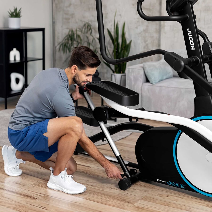 Орбітрек Hop-Sport HS-250CF Jucon чорно-синій — мініатюра 8