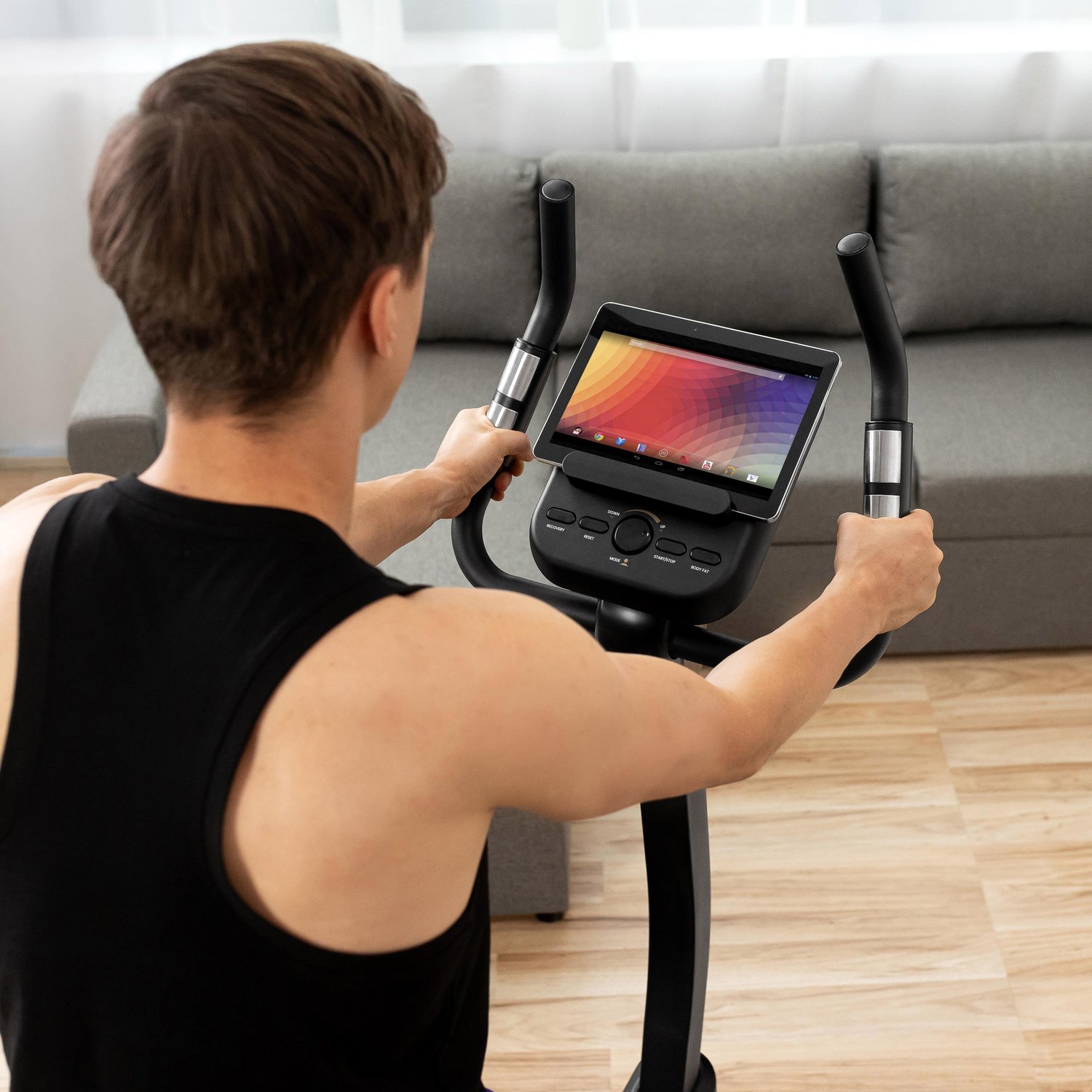 Велотренажер Gymtek XB4500 електромагнітний синій — мініатюра 6