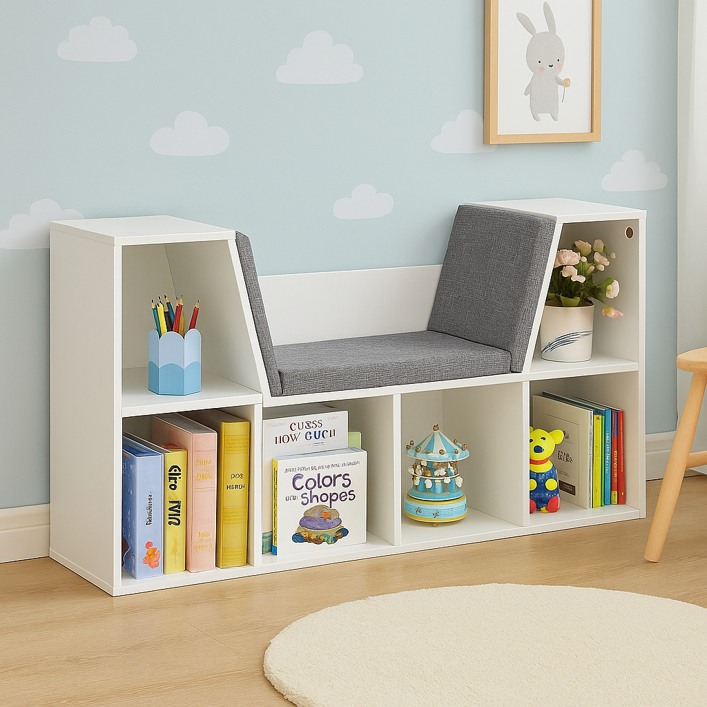 Шафа-органайзер Costway Kinder із подушкою для сидіння — фото 1