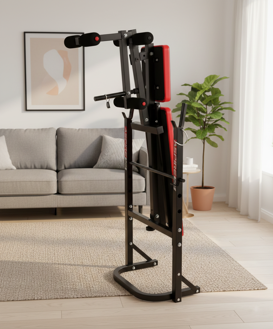 Лавка тренувальна York Fitness ASPIRE 120 складана зі стійкою під штангу — мініатюра 9