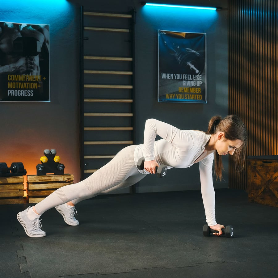 Гантелі для фітнесу неопренові TREX Sport TX-010VD 2x1кг — мініатюра 9