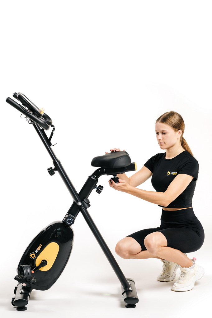 Велотренажер Besport BS-1560 XRAY магнітний чорно-жовтий — мініатюра 8