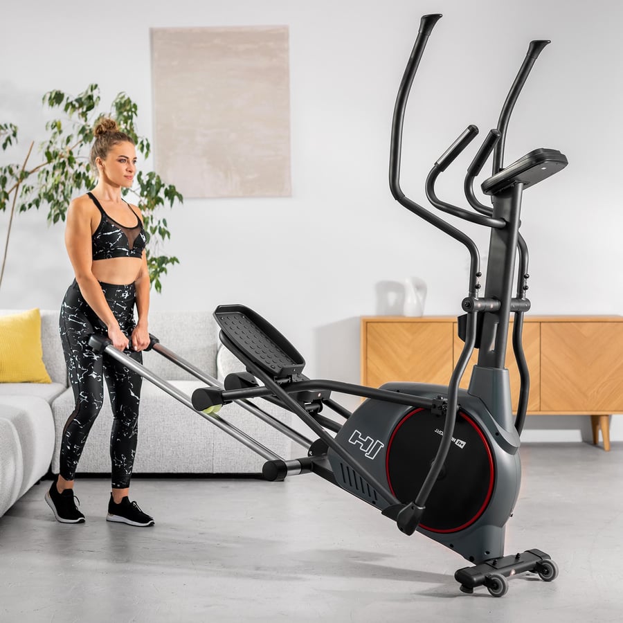 Орбітрек електромагнітний Hop-Sport HS-095CF Prizm сірий — мініатюра 6