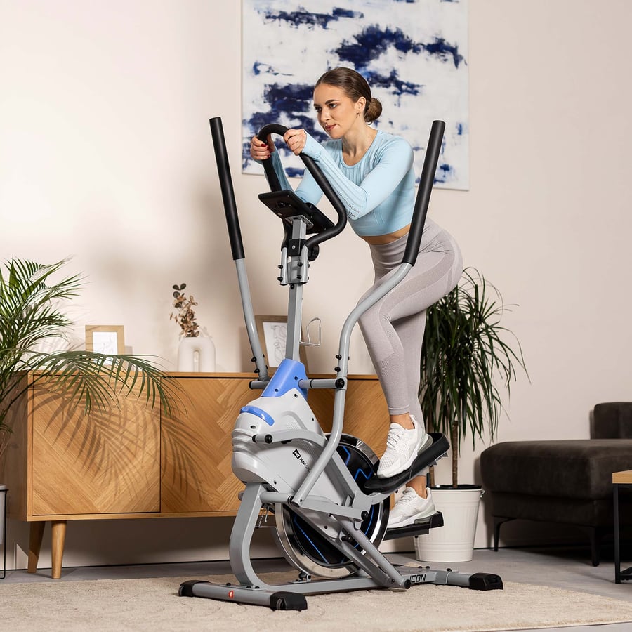 Орбітрек магнітний Hop-Sport HS-400B Icon сріблястий — мініатюра 10