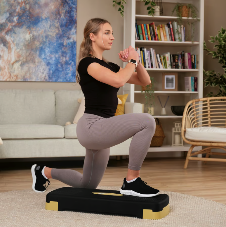 Степ платформа Hop-Sport HS-PP033AS чорно-золота — мініатюра 7