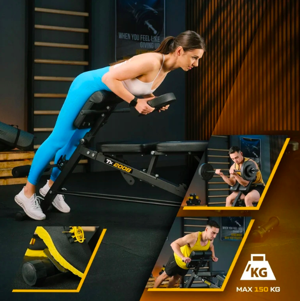 Лавка тренувальна Trex Sport TX-200B із партою Скотта — фото 5