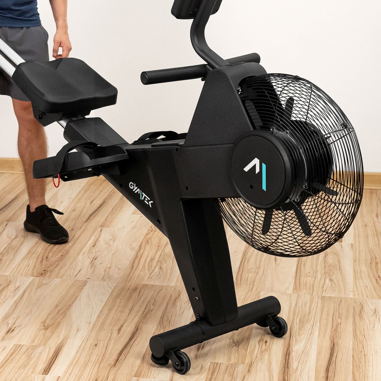 Гребний тренажер Gymtek XR2000 електромагнітний з аеродинамічним навантаженням — мініатюра 10