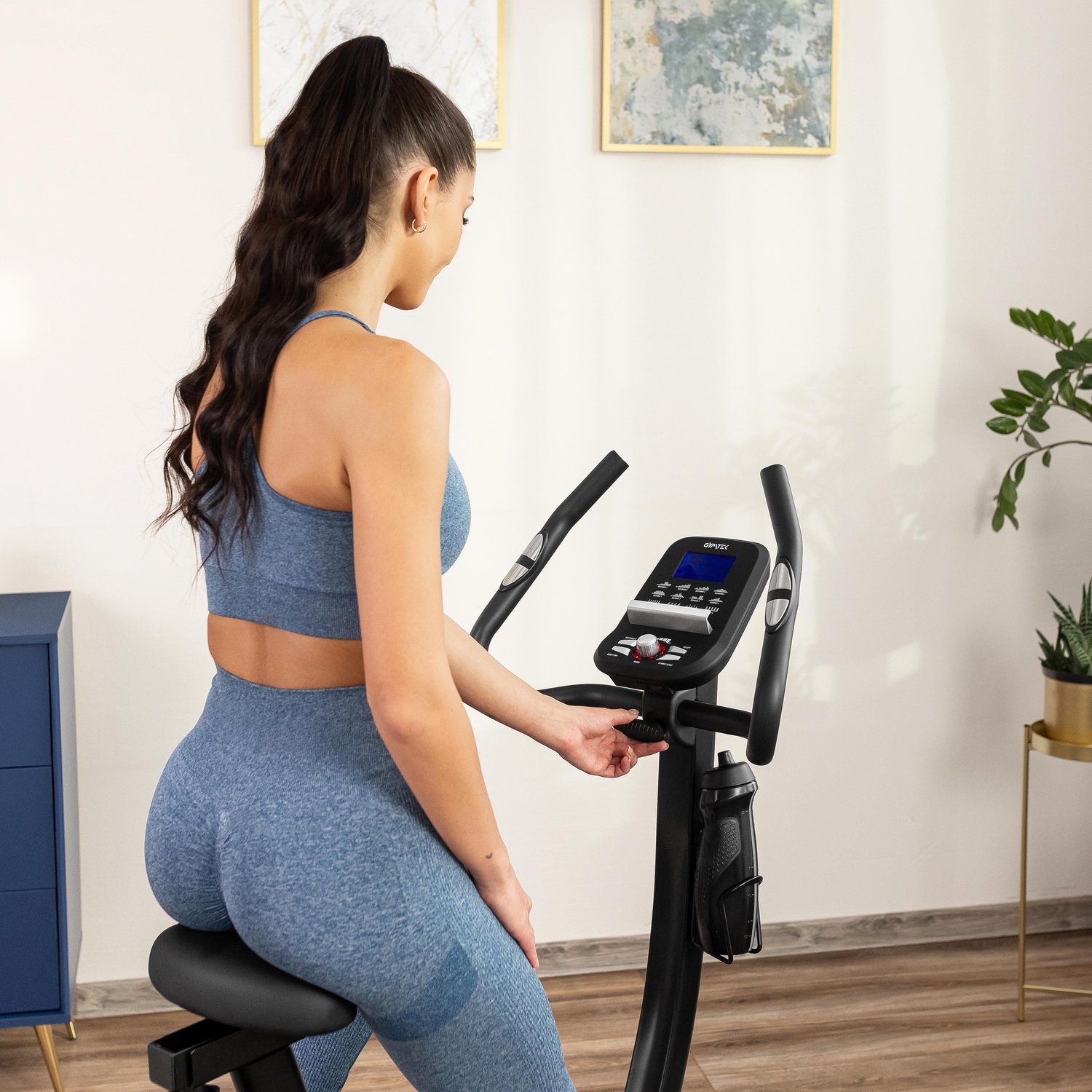 Велотренажер Gymtek XB4000 iConsole+ електромагнітний золотий — фото 5