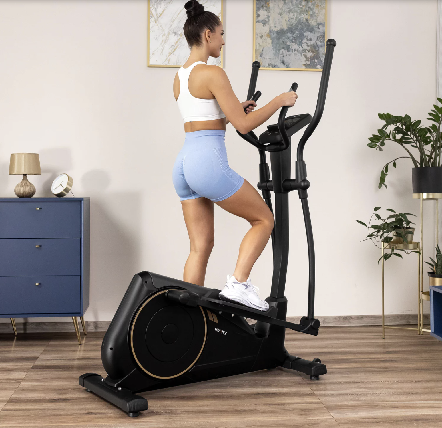 Орбітрек Gymtek XC4500 електромагнітний золотий — фото 3