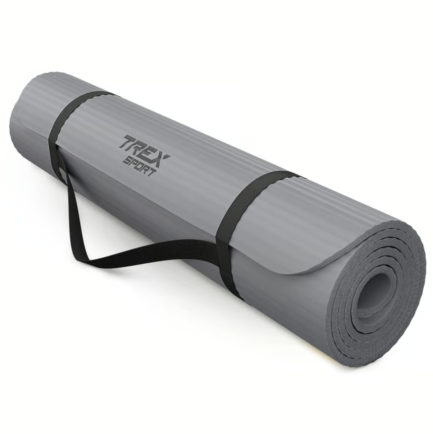 Коврик для йоги Trex Sport TX-019NGM NBR 1см 190х80 сірий — фото 1