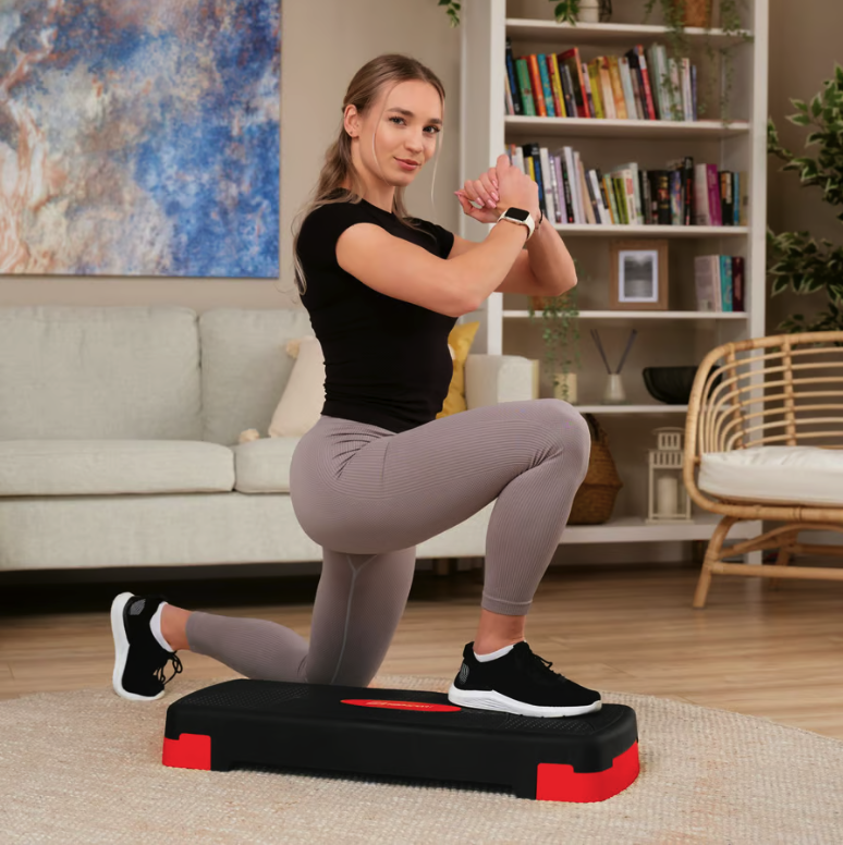 Степ платформа Hop-Sport HS-PP033AS чорно-червона — фото 5