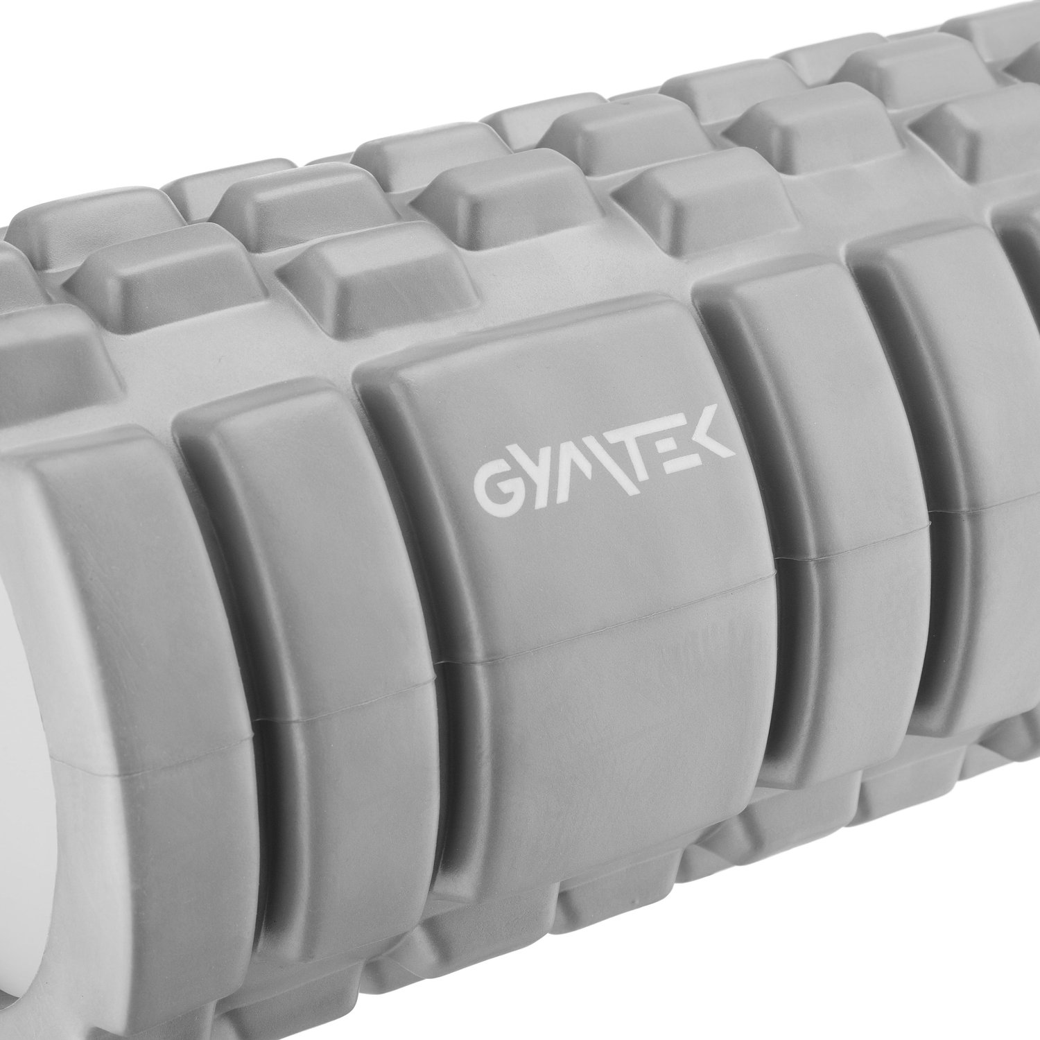 Масажний ролик Gymtek для йоги та фітнесу EVA 33*14см сірий — фото 5