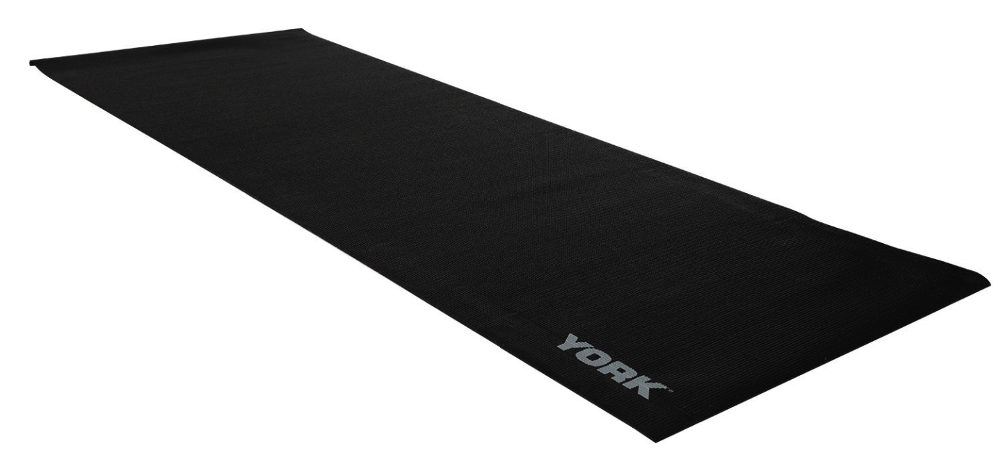 Килимок (мат) для фітнесу та йоги York Fitness 0,3см чорний — фото 1