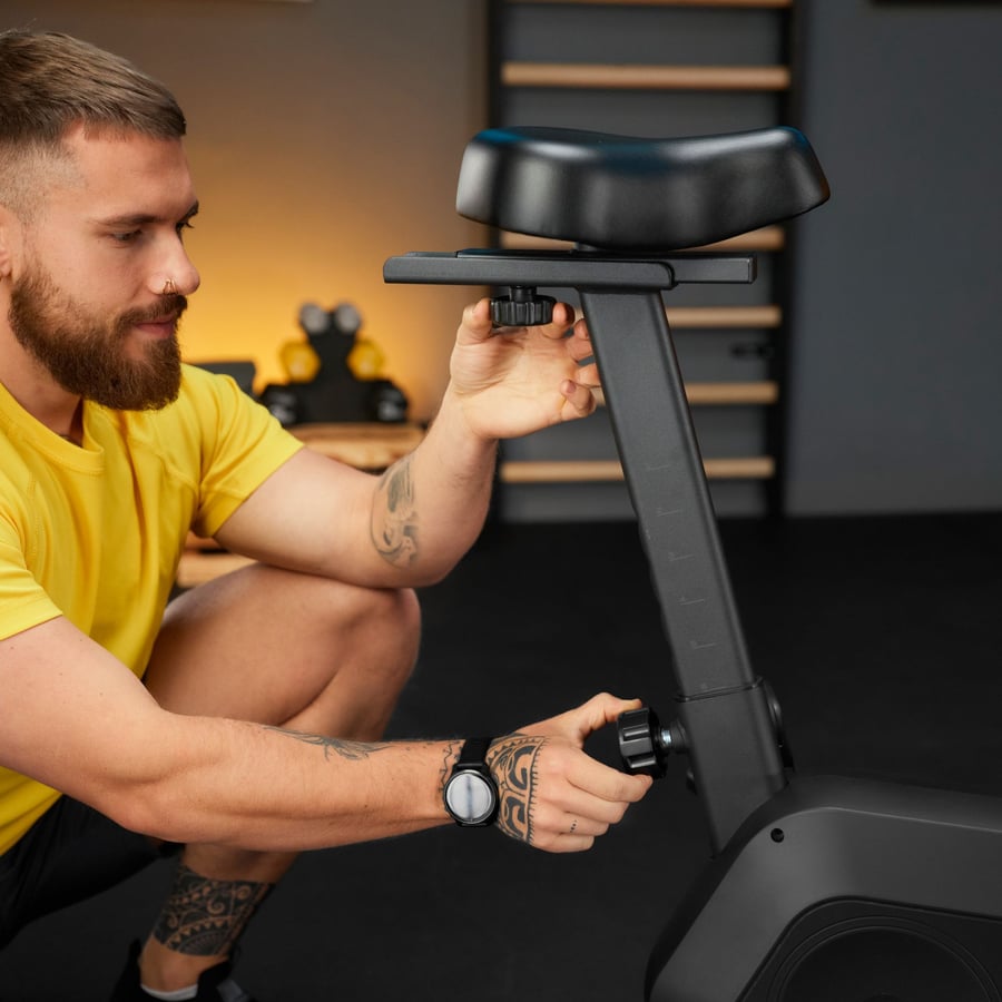 Велотренажер Trex Sport TX-500MB IRON магнітний чорний — мініатюра 8