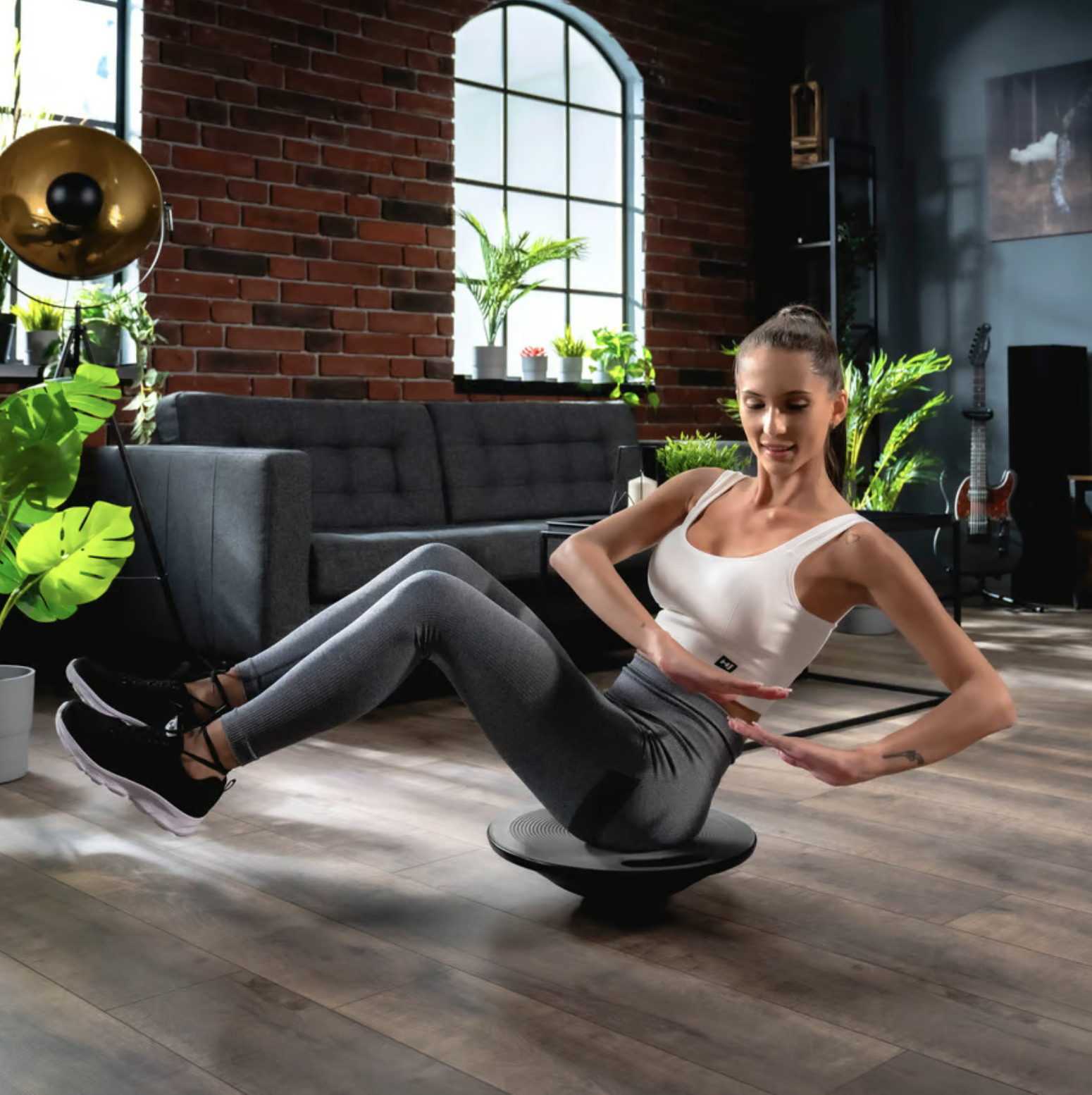 Диск балансувальний Hop-Sport 40см сірий — мініатюра 8