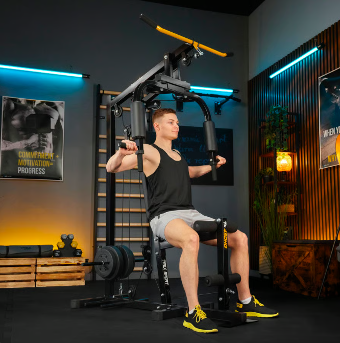 Силова фітнес станція Trex Sport TX-450HG з верхньою та нижньою тягою — фото 2