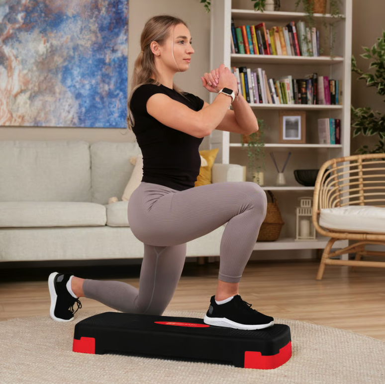 Степ платформа Hop-Sport HS-PP033AS чорно-червона — фото 4