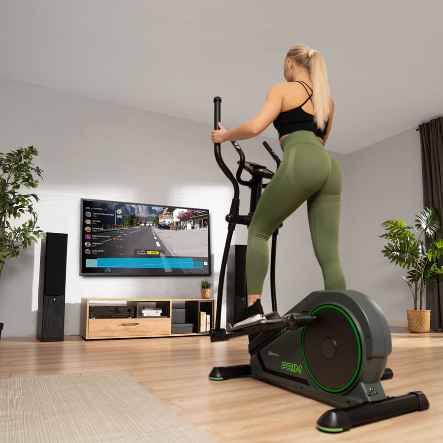 Орбітрек Hop-Sport HS-120C Prim чорно-зелений — фото 3